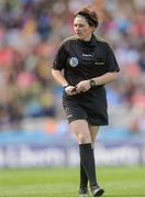 10 September 2017; Referee Liz Dempsey during the Liberty Insurance All-Ireland Intermediate Camogie Championship Final match between Cork and Meath at Croke Park in Dublin. Photo by Piaras Ó Mídheach/Sportsfile