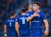 8 September 2017; Luke McGrath of Leinster during the Guinness PRO14 Round 2 match between Leinster and Cardiff Blues at the RDS Arena in Dublin. Photo by David Fitzgerald/Sportsfile