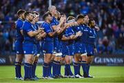8 September 2017; Leinster players observe a minutes appluase ahead of the Guinness PRO14 Round 2 match between Leinster and Cardiff Blues at the RDS Arena in Dublin. Photo by David Fitzgerald/Sportsfile