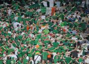 18 June 2012; Republic of Ireland supporters during the game. EURO2012, Group C, Republic of Ireland v Italy, Municipal Stadium Poznan, Poznan, Poland. Picture credit: Brendan Moran / SPORTSFILE