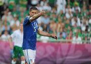 18 June 2012; Thiago Motta, Italy. EURO2012, Group C, Republic of Ireland v Italy, Municipal Stadium Poznan, Poznan, Poland. Picture credit: Brendan Moran / SPORTSFILE