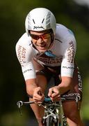 21 June 2012; Nicolas Roche, Ag2r-La Mondiale, in action during the Elite Men's National Time-Trial Championships. Cahir, Co. Tipperary. Picture credit: Stephen McCarthy / SPORTSFILE