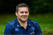11 September 2017; Leinster scrum coach John Fogarty poses for a portrait following a press conference at Leinster Rugby Headquarters in Dublin. Photo by Ramsey Cardy/Sportsfile