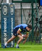 11 September 2017; Leinster's Jonathan Sexton during squad training at UCD in Dublin. Photo by Ramsey Cardy/Sportsfile