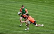11 September 2017; Peter O'Mahony and Stephen Archer of Munster during Munster Rugby squad training at the University of Limerick in Limerick. Photo by Diarmuid Greene/Sportsfile