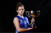 13 September 2017; Hannah McCarthy of Ambassador UCC Glanmire, Cork, Hula Hoops National Cup Champions, pictured at the official launch of the Basketball Ireland season 2017/18 at the National Basketball Arena in Tallaght, Dublin, where the Hula Hoops National Cup draw also took place. Photo by Sam Barnes/Sportsfile