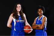 13 September 2017; Meghan Donohue, left, and Jasmine Walker of Maxol WIT Wildcats, Waterford, pictured at the official launch of the Basketball Ireland season 2017/18 at the National Basketball Arena in Tallaght, Dublin, where the Hula Hoops National Cup draw also took place. Photo by Sam Barnes/Sportsfile
