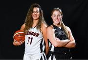13 September 2017; Elisabet López Sagrera, left, and Kelsey Carey of Griffith Swords Thunder, pictured at the official launch of the Basketball Ireland season 2017/18 at the National Basketball Arena in Tallaght, Dublin, where the Hula Hoops National Cup draw also took place. Photo by Sam Barnes/Sportsfile