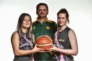 13 September 2017; Ruta Balezentyne, left, and Sophie Walsh, of Team North West Donegal, pictured at the official launch of the Basketball Ireland season 2017/18 at the National Basketball Arena in Tallaght, Dublin, where the Hula Hoops National Cup draw also took place. Photo by Brendan Moran/Sportsfile