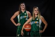13 September 2017; Shannon Brady, left, and Mackenzie Rule of Meteors, Dublin, pictured at the official launch of the Basketball Ireland season 2017/18 at the National Basketball Arena in Tallaght, Dublin, where the Hula Hoops National Cup draw also took place. Photo by Sam Barnes/Sportsfile