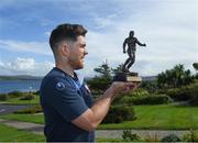 14 September 2017; Ronan Murray of Galway United, who works as a gym instructor at the Broadhaven Bay Hotel Spa and Leisure Centre, with his SSE Airtricity / SWAI Player of the Month Award for August 2017 at the Broadhaven Bay Hotel in Belmullet, Co Mayo. Photo by Ray McManus/Sportsfile