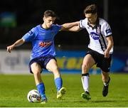 14 September 2017; Evan Farrell of UCD in action against Cian Flynn of Dundalk during the SSE Airtricity National Under 19 League Enda McGuill Cup Final match between UCD and Dundalk at UCD Bowl, UCD, in Dublin. Photo by Matt Browne/Sportsfile