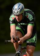 21 June 2012; Michael Lucey, Iverk Produce, Carrick Wheelers, in action during the Elite Men's National Time-Trial Championships. Cahir, Co. Tipperary. Picture credit: Stephen McCarthy / SPORTSFILE