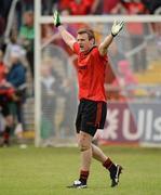 24 June 2012; Eoin McCartan, Down, celebrates at the final whistle. Ulster GAA Football Senior Championship Semi-Final, Down v Monaghan, Morgan Athletic Grounds, Armagh. Picture credit: Oliver McVeigh / SPORTSFILE