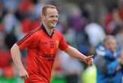 24 June 2012; Brendan Coulter, Down, celebrates after the game. Ulster GAA Football Senior Championship Semi-Final, Down v Monaghan, Morgan Athletic Grounds, Armagh. Picture credit: Dáire Brennan / SPORTSFILE