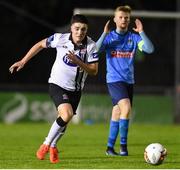 14 September 2017; Jake O'Connor of Dundalk in action against UCD during the SSE Airtricity National Under 19 League Enda McGuill Cup Final match between UCD and Dundalk at UCD Bowl, UCD, in Dublin. Photo by Matt Browne/Sportsfile