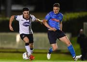 14 September 2017; Jake O'Connor of Dundalk in action against Luka Lovic of UCD during the SSE Airtricity National Under 19 League Enda McGuill Cup Final match between UCD and Dundalk at UCD Bowl, UCD, in Dublin. Photo by Matt Browne/Sportsfile