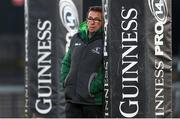 15 September 2017; Connacht Head Coach Kieran Keane prior to the Guinness PRO14 Round 3 match between Dragons and Connacht at Rodney Parade in Newport, Wales. Photo by Chris Fairweather/Sportsfile