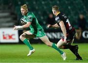 15 September 2017; Darragh Leader of Connacht in action against Jack Dixon of Dragons during the Guinness PRO14 Round 3 match between Dragons and Connacht at Rodney Parade in Newport, Wales. Photo by Chris Fairweather/Sportsfile