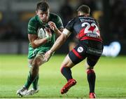 15 September 2017; Eoghan Masterson of Connacht in action against Dorian Jones of Dragons during the Guinness PRO14 Round 3 match between Dragons and Connacht at Rodney Parade in Newport, Wales. Photo by Gareth Everett/Sportsfile