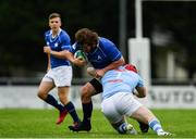 16 September 2017; Adam Coyle of St Mary’s College is tackled by Niall Horan of Garryowen during the Ulster Bank League Division 1A match between St Mary's College and Garryowen at Templeville Road in Dublin. Photo by Sam Barnes/Sportsfile