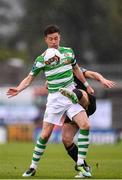 16 September 2017; Ronan Finn of Shamrock Rovers in action against Robbie Benson of Dundalk during the EA Sports Cup Final between Shamrock Rovers and Dundalk at Tallaght Stadium in Dublin. Photo by Stephen McCarthy/Sportsfile