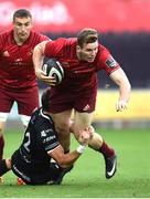 16 September 2017; Chris Farrell of Munster is tackled by James Hook of Ospreys during the Guinness PRO14 Round 3 match between Ospreys and Munster at Liberty Stadium in Swansea. Photo by Ben Evans/Sportsfile
