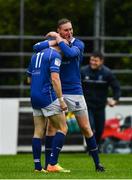 16 September 2017; Craig Kennedy and Cathal O’Flahety of St Mary’s College celebrate following the Ulster Bank League Division 1A match between St Mary's College and Garryowen at Templeville Road in Dublin. Photo by Sam Barnes/Sportsfile