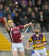 23 June 2012; Conor Jordan, Westmeath, in action against Diarmuid Lyng, Wexford. GAA Hurling All-Ireland Senior Championship Preliminary Phase 1, Wexford v Westmeath, Wexford Park, Wexford. Picture credit: Matt Browne / SPORTSFILE