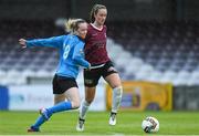 16 September 2017; Kerri Letmon of UCD Waves in action against Tessa Mullins of Galway WFC during the Continental Tyres Women's National League Shield Final match between Galway WFC and UCD Waves at Eamonn Deasy Park in Galway. Photo by Eóin Noonan/Sportsfile