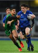 16 September 2017; Robert Russell of Leinster is tackled by Aidi Donovan of Connacht during the U19 Interprovincial Series match between Leinster and Connacht at Donnybrook Stadium in Donnybrook, Dublin. Photo by Sam Barnes/Sportsfile