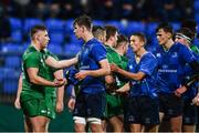 16 September 2017; Players from both sides shake hands following the U19 Interprovincial Series match between Leinster and Connacht at Donnybrook Stadium in Donnybrook, Dublin. Photo by Sam Barnes/Sportsfile