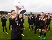 16 September 2017; Sean Gannon of Dundalk celebrates with the cup following the EA Sports Cup Final between Shamrock Rovers and Dundalk at Tallaght Stadium in Dublin. Photo by Stephen McCarthy/Sportsfile