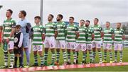 16 September 2017; The Shamrock Rovers team before the EA Sports Cup Final between Shamrock Rovers and Dundalk at Tallaght Stadium in Dublin. Photo by Stephen McCarthy/Sportsfile