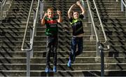 17 September 2017; Conor, aged 10, left, and Ronan Loftus, aged 8, from Castlebar, Co. Mayo, prior to the GAA Football All-Ireland Senior Championship Final match between Dublin and Mayo at Croke Park in Dublin.