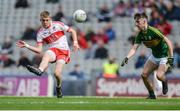 17 September 2017; Oisín McWilliams of Derry in action against Chris O’Donoghue of Kerry during the Electric Ireland GAA Football All-Ireland Minor Championship Final match between Kerry and Derry at Croke Park in Dublin. Photo by Piaras Ó Mídheach/Sportsfile