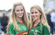 17 September 2017; Mayo supporters Fiona and Clodagh Melvin, from Ballina, ahead of the GAA Football All-Ireland Senior Championship Final match between Dublin and Mayo at Croke Park in Dublin. Photo by Ramsey Cardy/Sportsfile