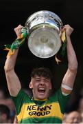 17 September 2017; Kerry captain David Clifford lifts the trophy following his side's victory in the Electric Ireland GAA Football All-Ireland Minor Championship Final match between Kerry and Derry at Croke Park in Dublin. Photo by Seb Daly/Sportsfile