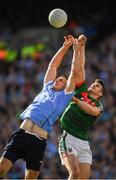 17 September 2017; Eoghan O'Gara of Dublin in action against Brendan Harrison of Mayo during the GAA Football All-Ireland Senior Championship Final match between Dublin and Mayo at Croke Park in Dublin.