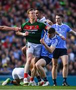 17 September 2017; Donal Vaughan of Mayo tackles John Small of Dublin resulting in a red card for both players during the GAA Football All-Ireland Senior Championship Final match between Dublin and Mayo at Croke Park in Dublin. Photo by Eóin Noonan/Sportsfile