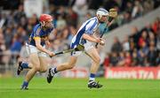 27 June 2012; Micheál Harney, Waterford, in action against Dylan Fitzelle, Tipperary. Munster GAA Hurling Minor Championship Semi-Final, Tipperary v Waterford, Semple Stadium, Thurles, Co. Tipperary. Picture credit: Diarmuid Greene / SPORTSFILE