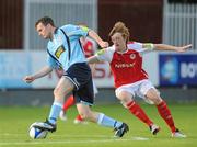 29 June 2012; Conan Byrne, Shelbourne, in action Chris Forrester, St. Patrick's. Airtricity League Premier Division, St. Patrick's Athletic v Shelbourne, Richmond Park, Dublin. Picture credit: Ray Lohan / SPORTSFILE