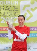 30 June 2012; Siobhan O'Doherty, Borrisokane, Co. Tipperary, winner of the Irish Runner 5 Mile Road Race. Phoenix Park, Dublin. Picture credit: Tomas Greally / SPORTSFILE