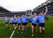 17 September 2017; Dublin players celebrate following the GAA Football All-Ireland Senior Championship Final match between Dublin and Mayo at Croke Park in Dublin. Photo by Stephen McCarthy/Sportsfile