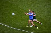 17 September 2017; Paul Mannion of Dublin in action against Brendan Harrison of Mayo during the GAA Football All-Ireland Senior Championship Final match between Dublin and Mayo at Croke Park in Dublin. Photo by Daire Brennan/Sportsfile