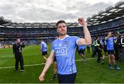 7 September 2017; Dublin's Paddy Andrews celebrates following the GAA Football All-Ireland Senior Championship Final match between Dublin and Mayo at Croke Park in Dublin. Photo by Ramsey Cardy/Sportsfile