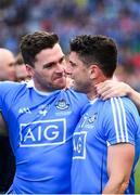 17 September 2017; Paddy Andrews, left, and Bernard Brogan of Dublin celebrate following the GAA Football All-Ireland Senior Championship Final match between Dublin and Mayo at Croke Park in Dublin. Photo by Sam Barnes/Sportsfile