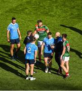17 September 2017; John Small of Dublin receives a red card from referee Joe McQuillan during the GAA Football All-Ireland Senior Championship Final match between Dublin and Mayo at Croke Park in Dublin. Photo by Daire Brennan/Sportsfile