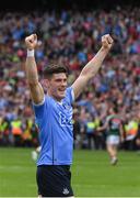 17 September 2017; Dublin's Diarmuid Connolly celebrates at the final whistle in the GAA Football All-Ireland Senior Championship Final match between Dublin and Mayo at Croke Park in Dublin. Photo by Ray McManus/Sportsfile