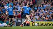 17 September 2017; Con O'Callaghan of Dublin evades the tackle of Colm Boyle of Mayo on his way to scoring his side's goal in the first minute of the GAA Football All-Ireland Senior Championship Final match between Dublin and Mayo at Croke Park in Dublin. Photo by Ray McManus/Sportsfile